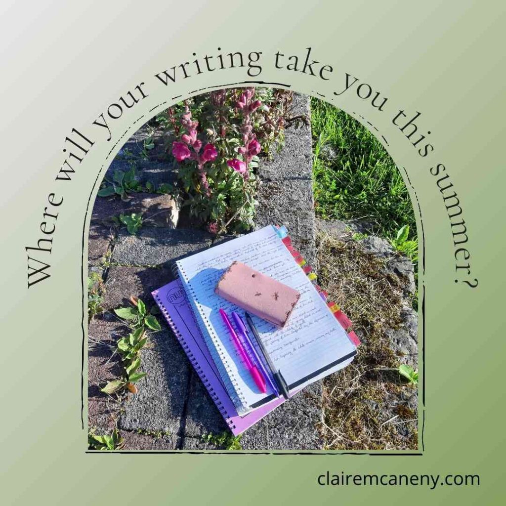 Consider where you will write during the summer