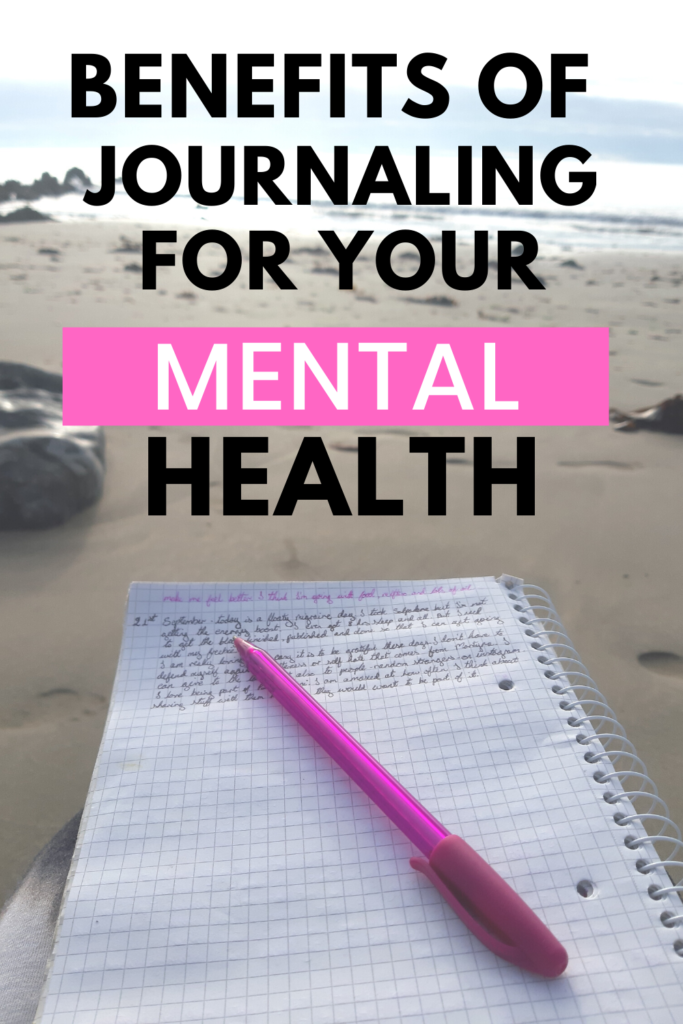 Benefits of journaling for your mental health